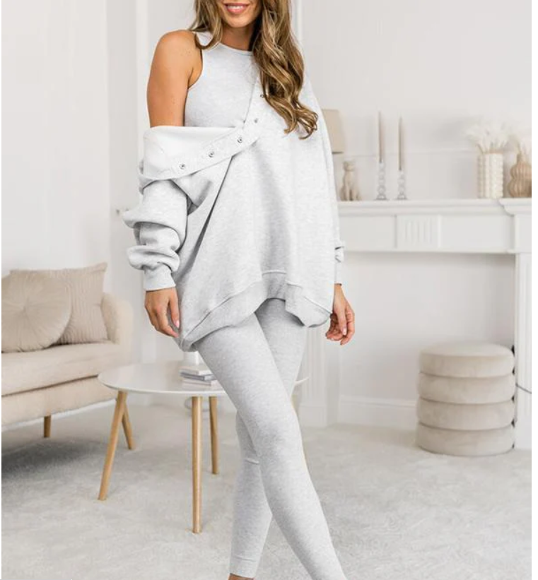 Conjunto relajado y cómodo