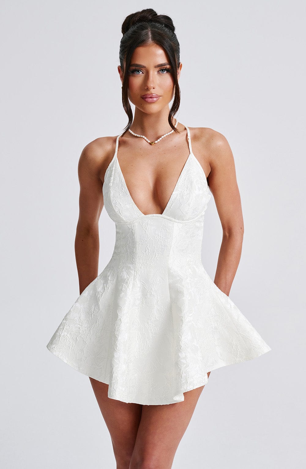 Short leila - ivory dress